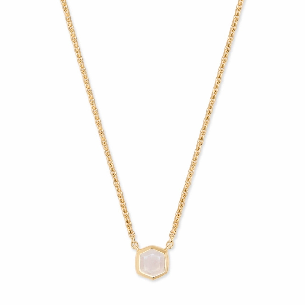 Kendra Scott 18K Vermeil Davie Rainbow Moonstone Pendant